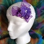 Purple young girls sparkly headband-1