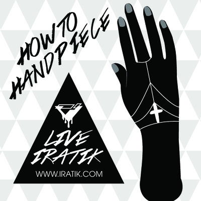 Crossing paths hand harness (hot pink)