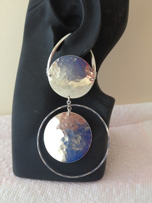 All SS Hammered w/hoop