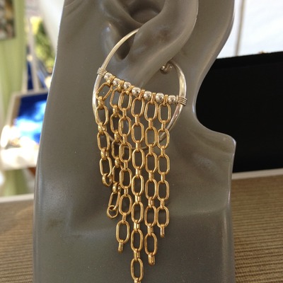 Gold-filled front chain