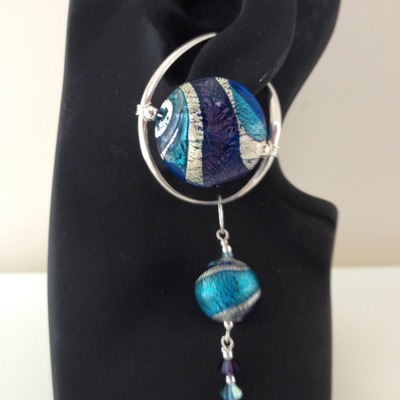 Blue/purple venetican glass