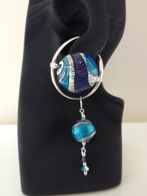 Blue/Purple Venetican Glass