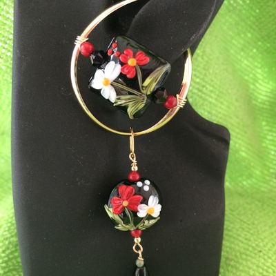Flower design/dangle