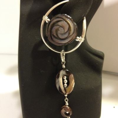 Carved mother of pearl