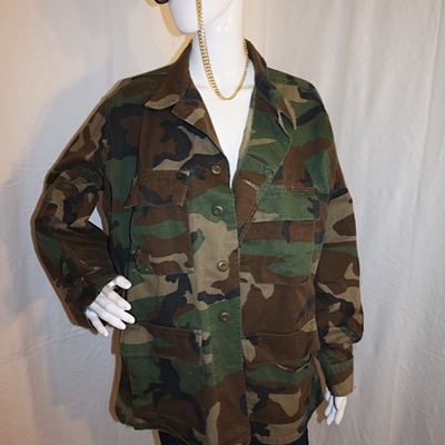 Vintage fatigue coat, size xl