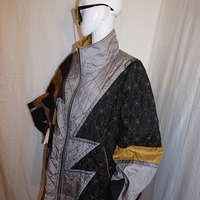 Vintage Venezia Black/Gold Bomber, Size 3X - Thumbnail 2