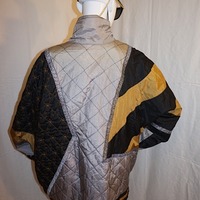 Vintage Venezia Black/Gold Bomber, Size 3X - Thumbnail 3