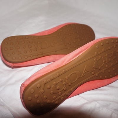 Vintage coach peach loafer (fredrica), size 9.5