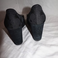 Vintage Coach Black Wedges, Size 9 1/2 - Thumbnail 4