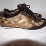 Vintage Coach Brown Sneakers, Size 6-2