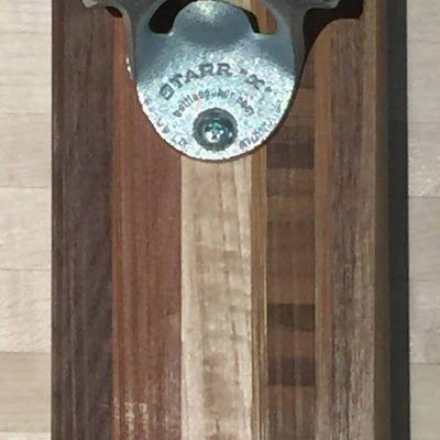 Wall mounted bottle opener - usa