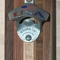 Wall Mounted Bottle Opener - USA - Thumbnail 1