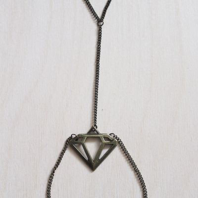 Diamond hand harness bracelet