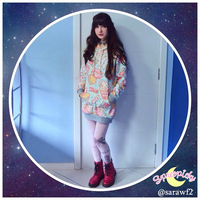 Lovely Donut hoodie Jumper Treats Free Shipping SP130178 - Thumbnail 1