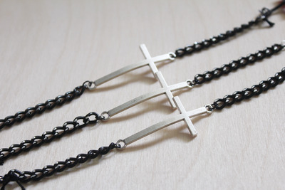 Diamond Cross Bracelet