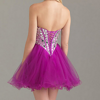 Tutu Short Mini Party Ball Dress - Thumbnail 2