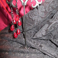 Blood Drop Earrings  - Thumbnail 3