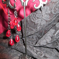 Blood Drop Earrings  - Thumbnail 2