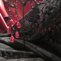 Blood Drop Earrings  - Thumbnail 1