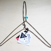 Turquoise Cross Headpiece - Thumbnail 1