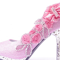 Glitter Crystal Party High Heels - Thumbnail 1