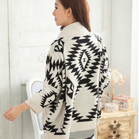 Oversized Cape Cardigan - Thumbnail 2