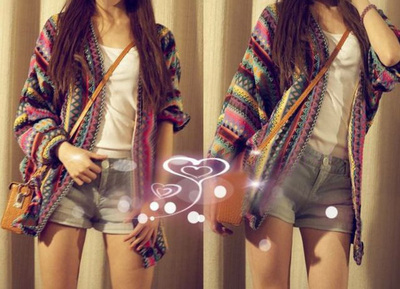 Rainbow Stripe Cardigan