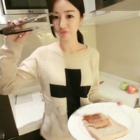 Cross Pattern Sweater - Thumbnail 2