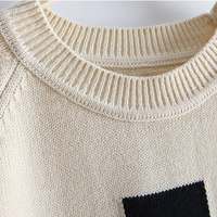 Cross Pattern Sweater - Thumbnail 4