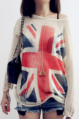 Flag Loose Sweater
