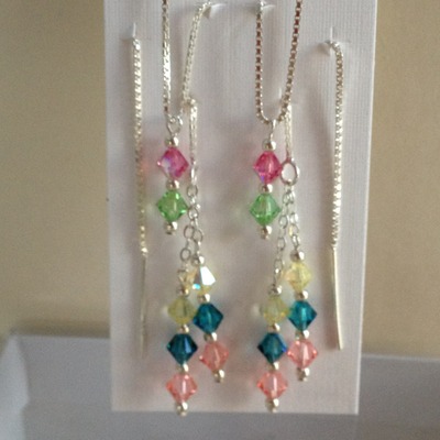 2 hole pastel crystals - Thumbnail 4