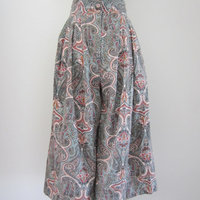 Size 6 Vintage High Waist Gauchos - Thumbnail 3