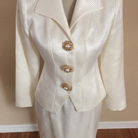 Size 2 MTC Exclusive 2-Piece Skirt Suit - Thumbnail 1
