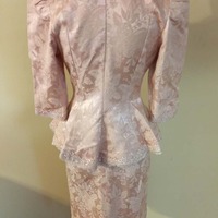 Size 7/8 (fits like SZ 4) Cachet Lace Peplum Suit - Thumbnail 1