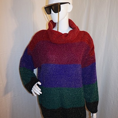 Vintage little 5 color sweater, size 3x 