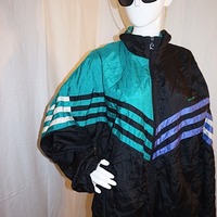 Vintage Pierre Cardin Black/Green Bomber, Size 2X - Thumbnail 1