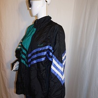 Vintage Pierre Cardin Black/Green Bomber, Size 2X - Thumbnail 2
