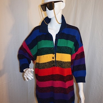 Vintage venezia colorful sweater, size 2x