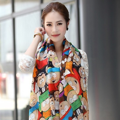 South park silk scarf - Thumbnail 2