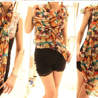 South Park Silk Scarf - Thumbnail 3