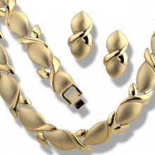 XOXO Necklace, Bracelet & Earring Set 