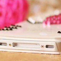 3D Hello Kitty Bow Bling iPhone 4 Case - Thumbnail 1