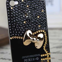 3D Hello Kitty Bow Bling iPhone 4 Case - Thumbnail 2