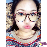 Retro Elegant Floral Patterns Supple Big Glasses SP151668 - Thumbnail 1