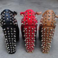 Punk Rivet Open Toe Platform - Thumbnail 2
