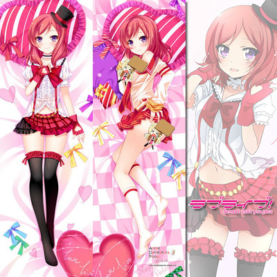 Brand New Nishikino Maki - Love Live Dakimakura Hugging Body Pillow Case Anime Cover H2595