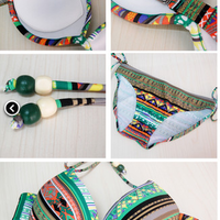 Green Push Up Bikini - Thumbnail 1