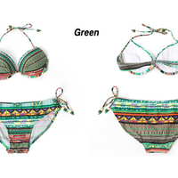 Green Push Up Bikini - Thumbnail 3