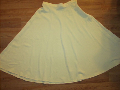 Pastel Yellow Flare Skirt (Petite)