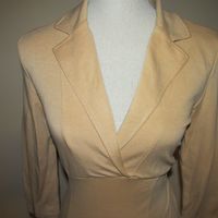 Size 6 Khaki Pencil Dress - Thumbnail 1